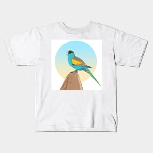 Hooded parrot Kids T-Shirt